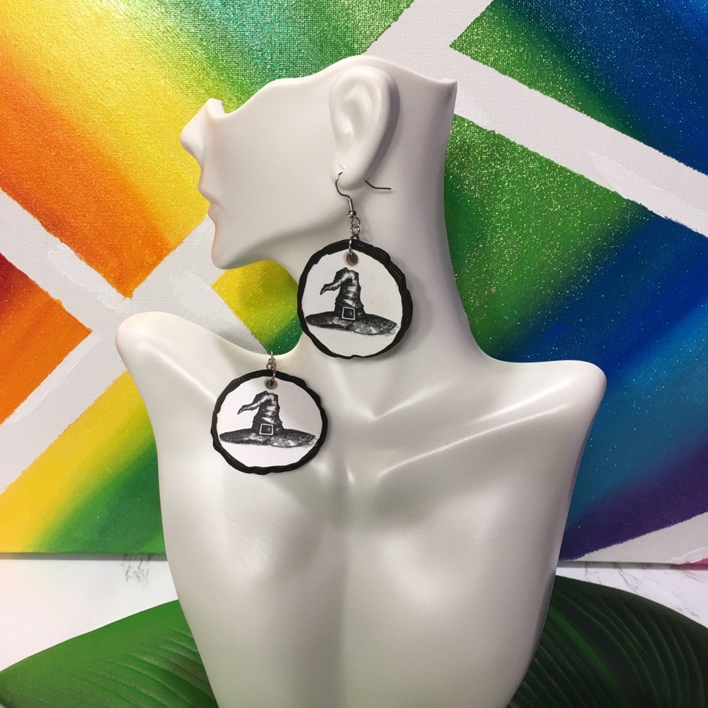 5/$25  Handmade Halloween earrings A-1